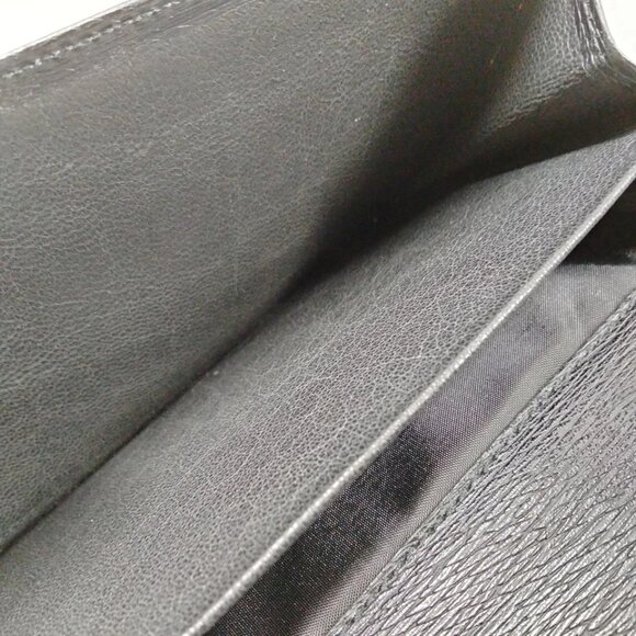 Gucci Long Wallet Black Leather 280-081825 - Picture 6 of 9